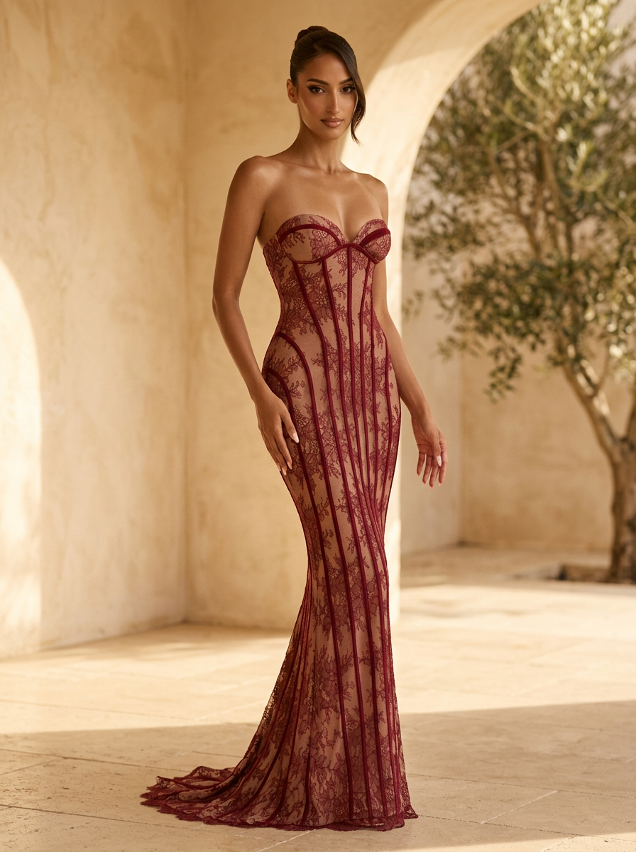 Timeless Strapless Maxi Dress