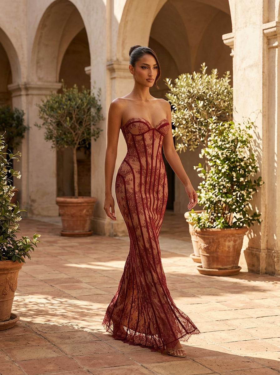 Timeless Strapless Maxi Dress