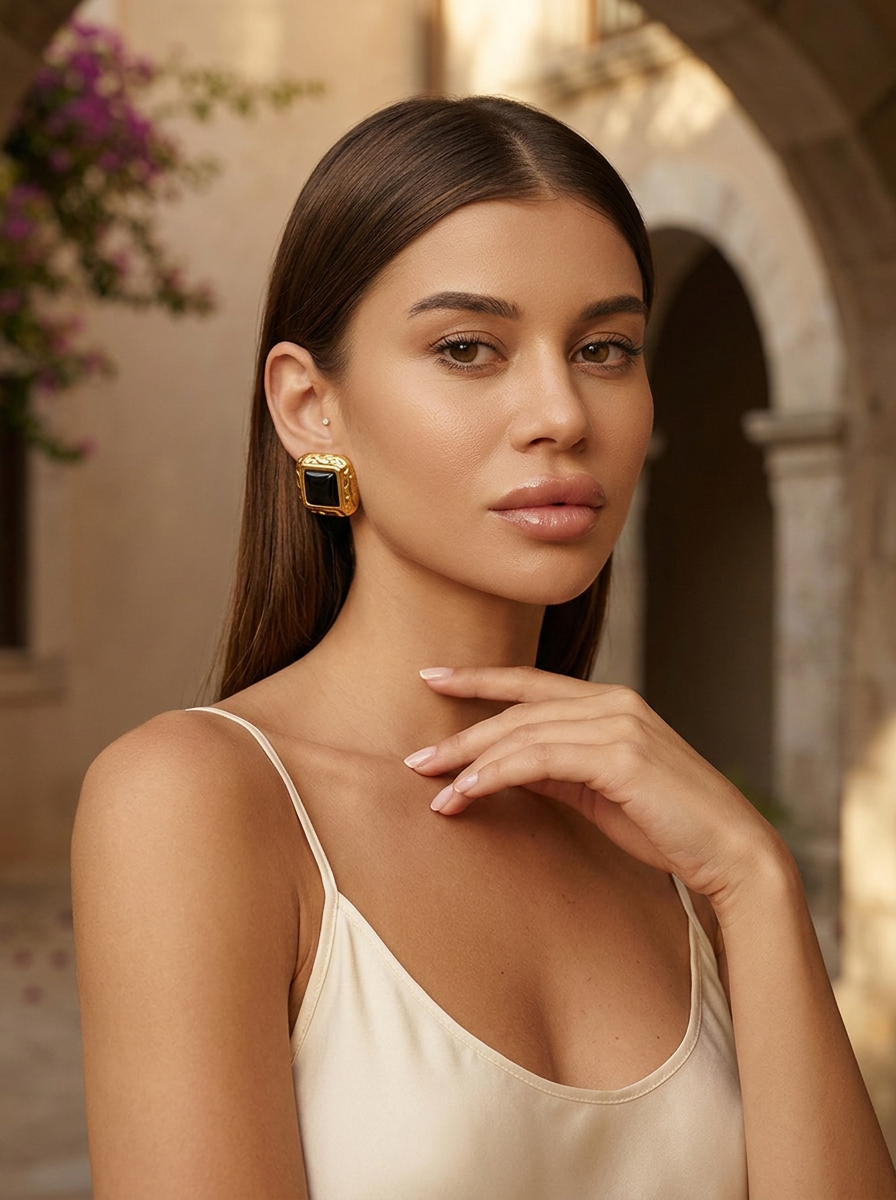 Obsidian Geo Studs