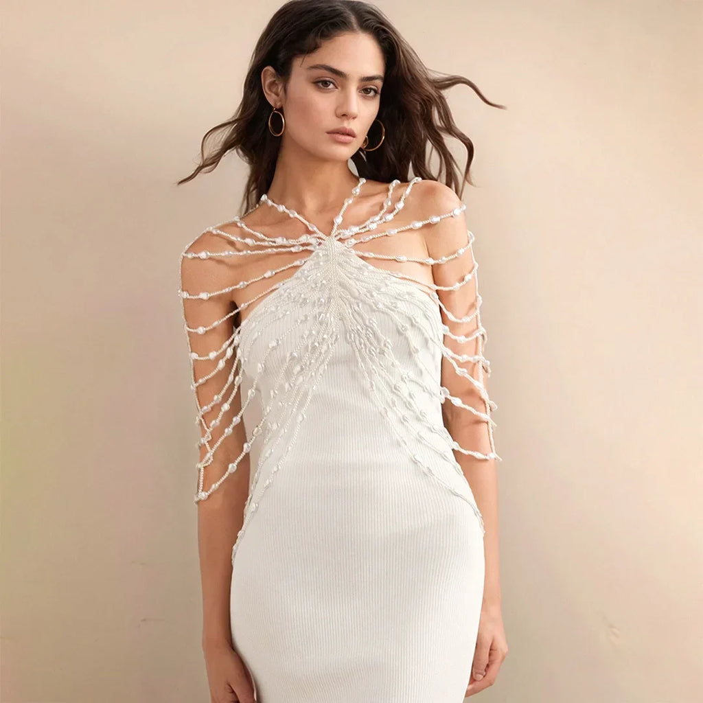 Sophisticated Pleated Chiffon Dress – Elegant European Silhouette